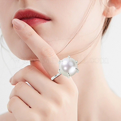 6Pcs Adjustable Brass Ring Components&nbsp;KK-BBC0021-25