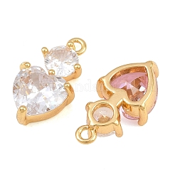 Brass Pave Cubic Zirconia Pendants&nbsp;CU-CBA7392-02G