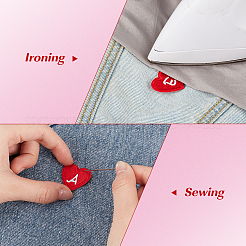 52Pcs 2Bags Polyester Clothing Patches&nbsp;PATC-MA0001-61