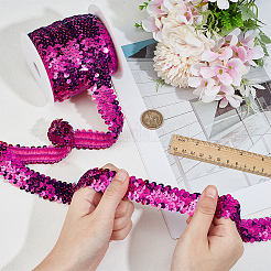 Plastic Paillette Elastic Beads&nbsp;PVC-OC0001-01H
