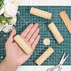 4Pcs 4 Styles Plastic Rolling Pin&nbsp;AJEW-ME0002-93