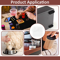 Self-adhesive Silicone Pads&nbsp;AJEW-WH0643-121B-01