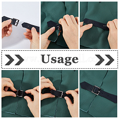 8 Sets PU Leather Sew on Toggle Buckles&nbsp;AJEW-HS0001-54C