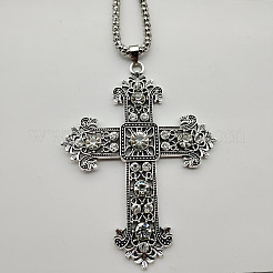 Alloy Cross Pendant Necklaces for Men and Women&nbsp;RK9641