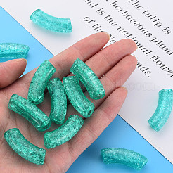 Transparent Crackle Acrylic Beads&nbsp;CACR-S009-001A-NM
