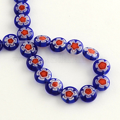 Handmade Millefiori Glass Bead Strands&nbsp;LK-R006-16A