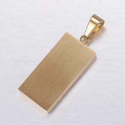 304 Stainless Steel Pendants&nbsp;STAS-P055-10