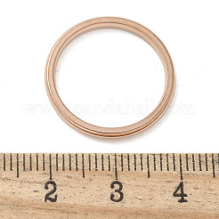 Ion Plating(IP) 304 Stainless Steel Plain Band Rings&nbsp;STAS-I160-E03-KCG