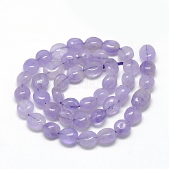 Natural Lavender Amethyst Beads Strands&nbsp;G-R445-8x10-23