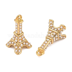 304 Stainless Steel & ABS Plastic Pearl Pendants&nbsp;SA-CBA4809-10G