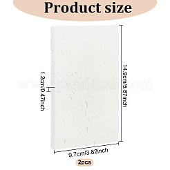 Gesso Jewelry Display Plate&nbsp;DJEW-WH0015-98A