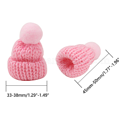 Handmade Wool Woven Hat Decoration&nbsp;AJEW-NB0001-16