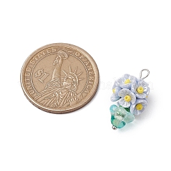 Glass Seed Beaded Flowerpot Pendants&nbsp;PALLOY-MZ00520-03