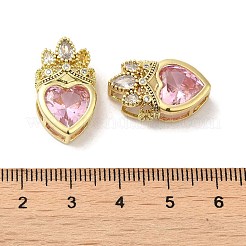 Rack Plating Brass Cubic Zirconia Pendants&nbsp;KK-Q803-02