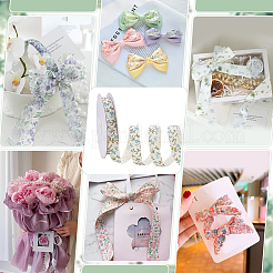 1 Roll Printed Cotton Ribbons&nbsp;SRIB-PH0001-74A