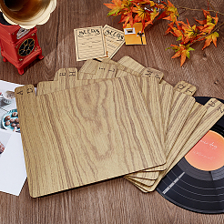 Wood Vinyl Record Divider&nbsp;AJEW-WH0678-14