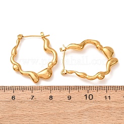 304 Stainless Steel Hoop Earrings for Women&nbsp;SA-CBA7B26-02G