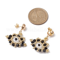 Glass Seed Beads Stud Earrings&nbsp;EJEW-MZ00270