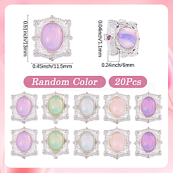 20Pcs Alloy Glass Beads&nbsp;GLAA-SC0003-44A