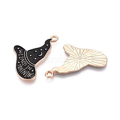 Halloween Theme Alloy and Enamel Pendants&nbsp;ENAM-T021-30E-02