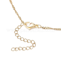 3Pcs 3 Styles 304 Stainless Steel Empty Macrame Pouch Pendant Singapore Chain Necklace Making&nbsp;NJEW-JN05283