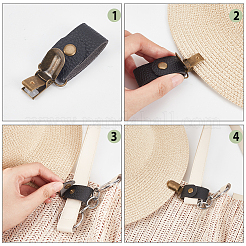 12Pcs 12 Colors Alloy Hat Clips&nbsp;FIND-WR0010-82
