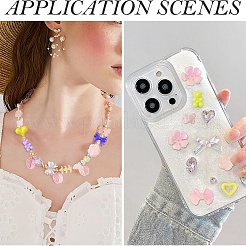 DIY Cute Acrylic Beaded Stretch Jewelry Set Kits&nbsp;DIY-YW0010-04A