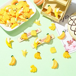 60Pcs 6 Styles Opaque Resin Cabochos&nbsp;RESI-CJ0005-11