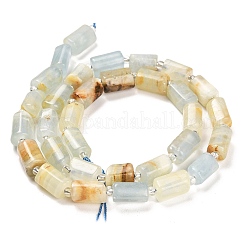 Natural Blue Calcite Beads Strands&nbsp;G-G068-A28-01