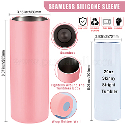 Silicone Cup Sleeve&nbsp;AJEW-WH0244-02D