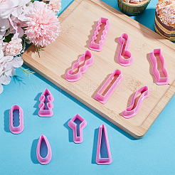 11Pcs 11 Styles PP Plastic Molds&nbsp;DIY-HY0002-78