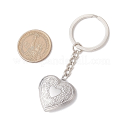 316 Stainless Steel Photo Locket Keychain&nbsp;KEYC-JKC01121