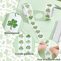 Clover PVC Stickers&nbsp;DIY-WH0780-10