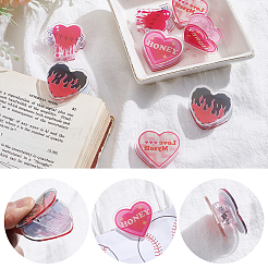 8Pcs 4 Sgtyles Acrylic Binder Paper Clips&nbsp;AJEW-SP0004-42