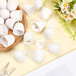 20Pcs PP Plastic Toilet Bolt Caps&nbsp;FIND-CN0001-92