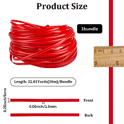 30M Plastic Imitation Cane Wire Cord&nbsp;OCOR-GF0005-40B