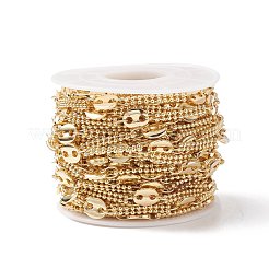 Brass Coffee Bean Chains&nbsp;CHC-P009-07G