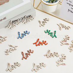 100Pcs Unfinished Wood Cutouts&nbsp;WOOD-SP0001-49