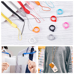 16 Sets 8 Colors Portable Electronic Cigarette Anti-Lost Necklace Lanyard&nbsp;AJEW-GF0006-18