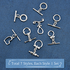 8 Set Brass Toggle Clasps&nbsp;KK-PH0001-89