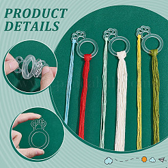 30Pcs Acrylic Thread Winding Boards&nbsp;AJEW-GA0008-06D