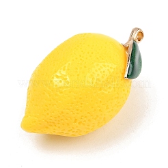 Fruit Theme Resin Big Pendants&nbsp;FIND-E053-01D-G