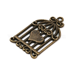 Tibetan Style Alloy Pendants&nbsp;TIBEP-S317-36AB-NR
