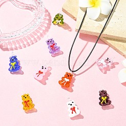 9Pcs 9 Colors Handmade Lampwork Pendants&nbsp;LAMP-CJ0002-64