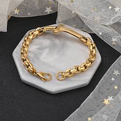 304 Stainless Steel Link Bracelets&nbsp;BJEW-Q009-01G