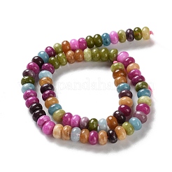 Natural Dyed White Jade Beads Strands&nbsp;G-B124-B01-01