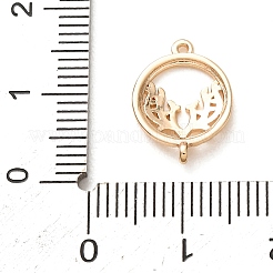 Brass Connector Charm&nbsp;KK-CBA2F8A-01G