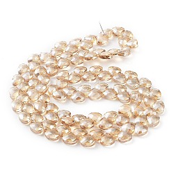 Electroplate Triangle Glass Beads Strands&nbsp;EGLA-A036-11A-PL04