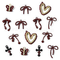 14Pcs 7 Styles Alloy Pendants with Enamel&nbsp;FIND-FS0004-27