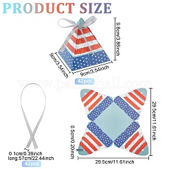 Pyramid Shape Candy Packaging Box&nbsp;CON-WH0078-27